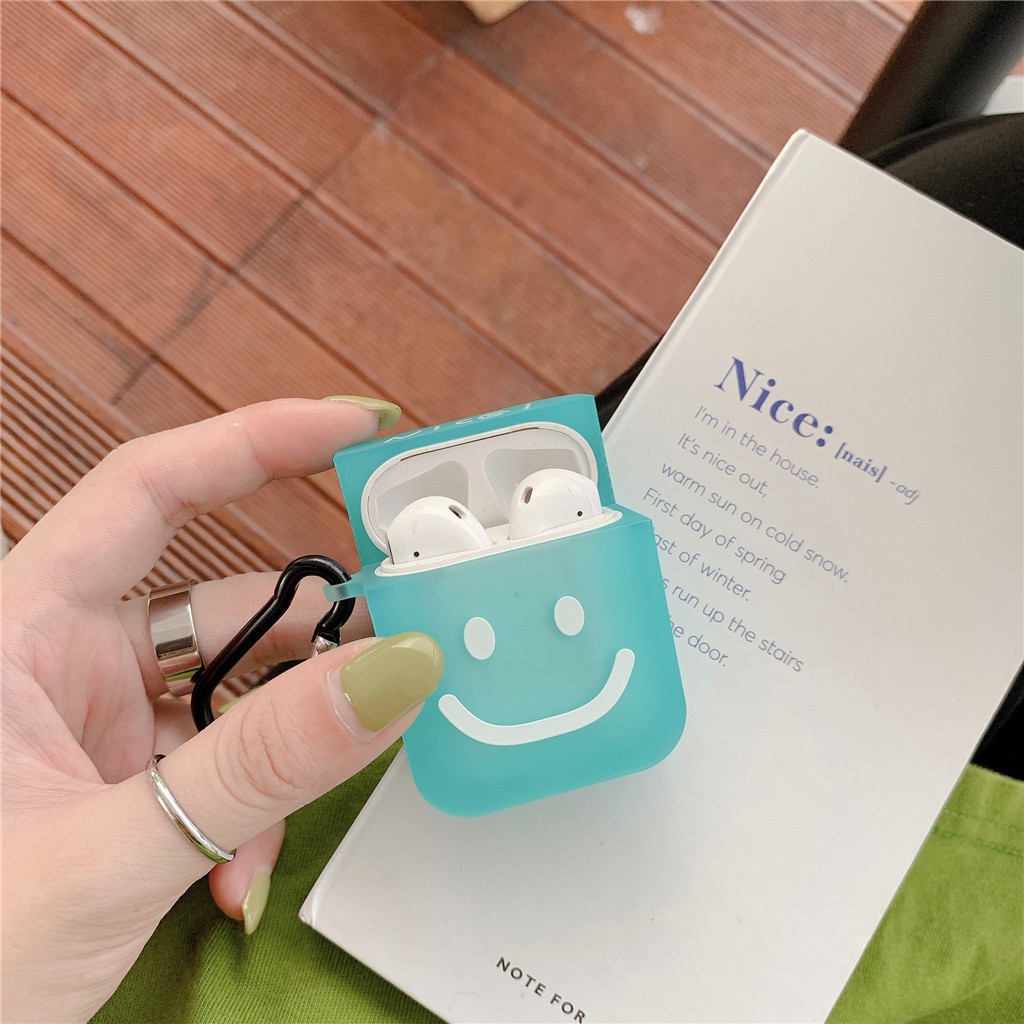 Ốp silicon hình mặt cười Nike cho iPhone AirPods Pro AirPods 1 AirPods 2 | BigBuy360 - bigbuy360.vn