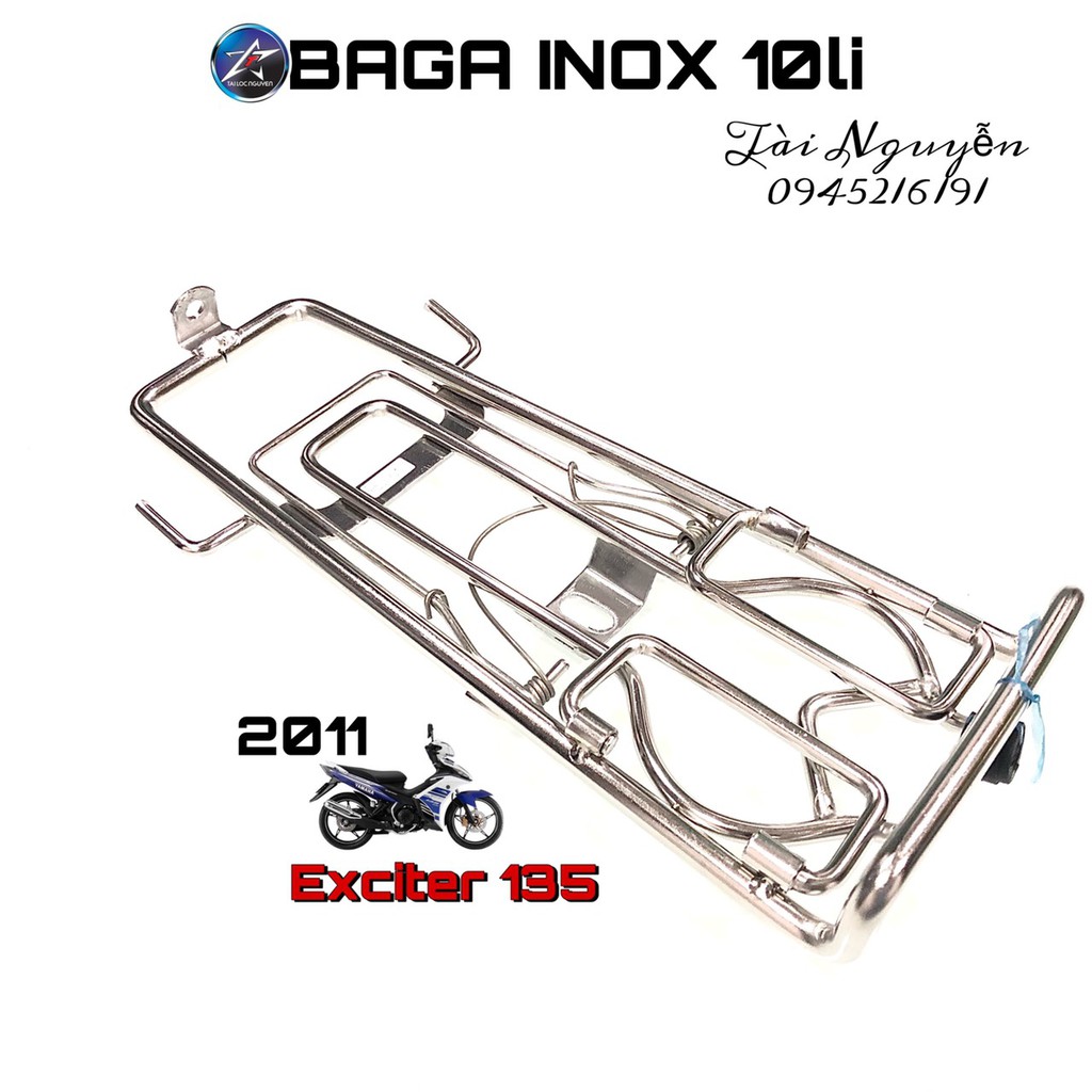 BAGA 10LY INOX CHO EXCITER 2011-2014