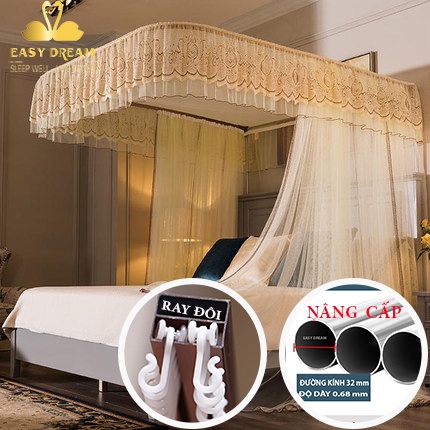 BẢN NÂNG CẤP MỚI NHẤT Màn khung không khoan tường lùa tay  -mùng khung  đẹp