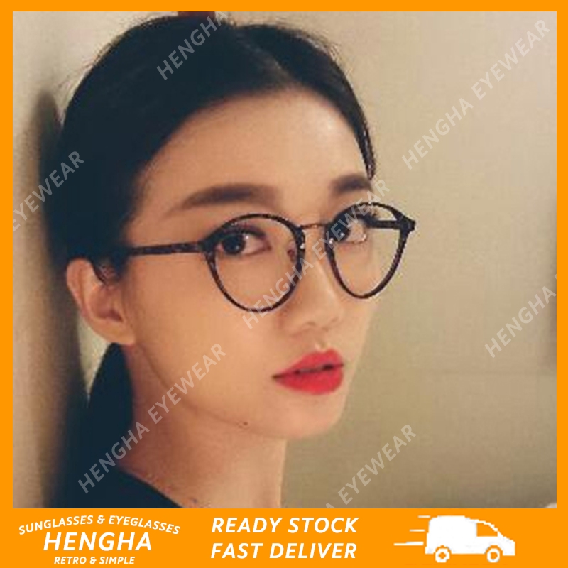 Kính mát gọng tròn phong cách retro Hàn Quốc