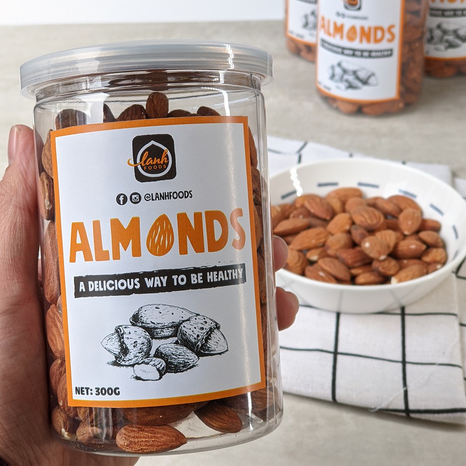 Hạnh Nhân Lõi Hữu Cơ - Nhập Khẩu USA - Lanhfoods | BigBuy360 - bigbuy360.vn