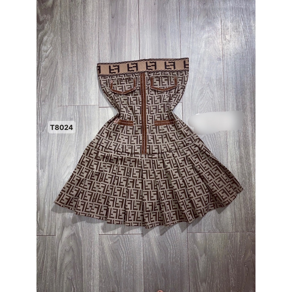 Đầm cúp xoè dior - fendi xinh xĩu