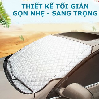 Bạt che nắng kính lái ô tô - Cách nhiệt chống nóng hiệu quả.