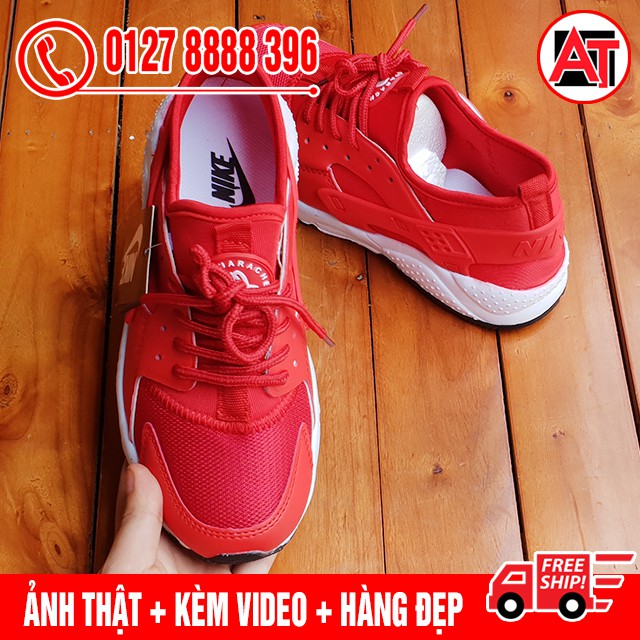 ⚡[KHUYẾN MÃI] Giày Nike Huarache Đỏ Trắng Siêu Rẻ