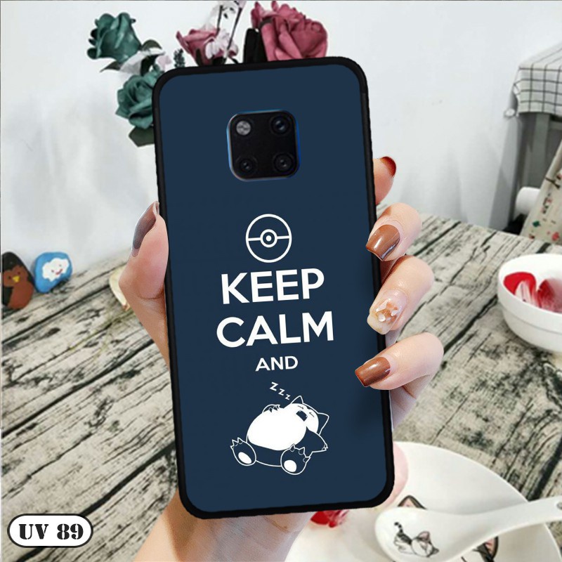 Ốp Huawei Mate 20 / Mate 20 Pro dẻo in hình mặt lưng nhám viền dẻo ngộ nghĩnh