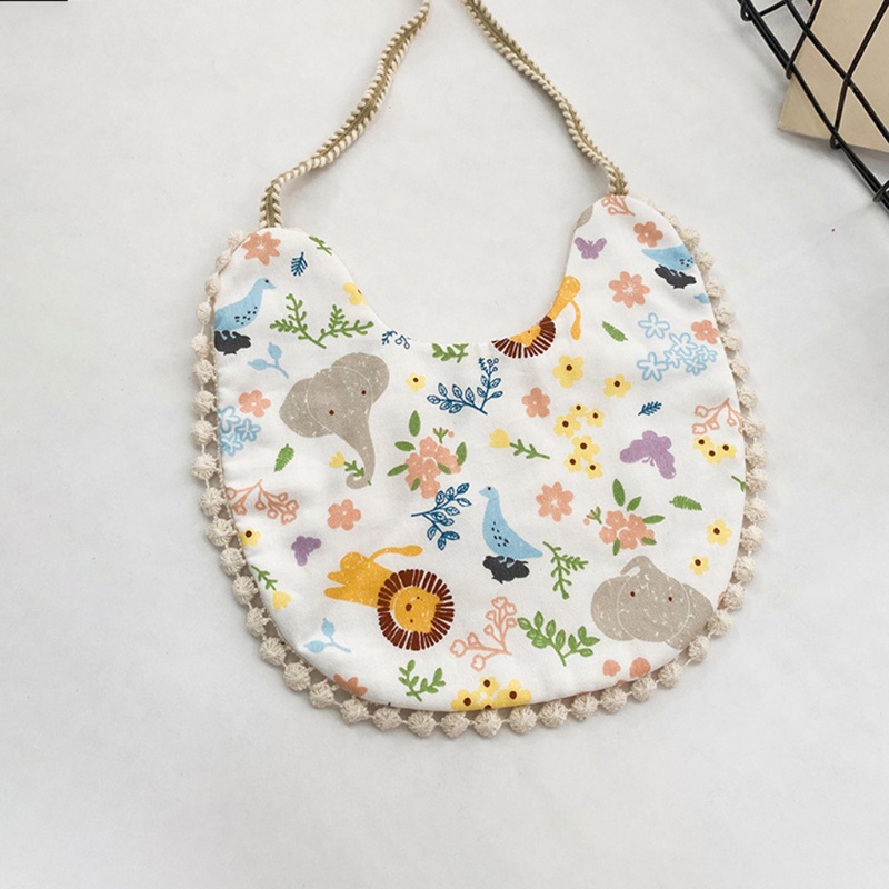 Khăn Choàng Cổ Bằng Vải Cotton Mềm Thấm Hút Nước Dành Cho Bé Trai Gái