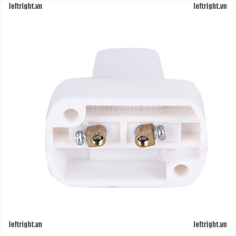 1 Giá Đỡ Đèn LED E17 E14 Hình Vuông Màu Trắng Chống Lão Hóa