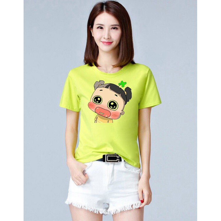 [Bán rẻ xin ReView] Áo thun nữ in hình Quỳnh Aka ATNK1261 Thương Hiệu YANO [Nhập mã THEANH10 Giảm thêm 30k] | BigBuy360 - bigbuy360.vn