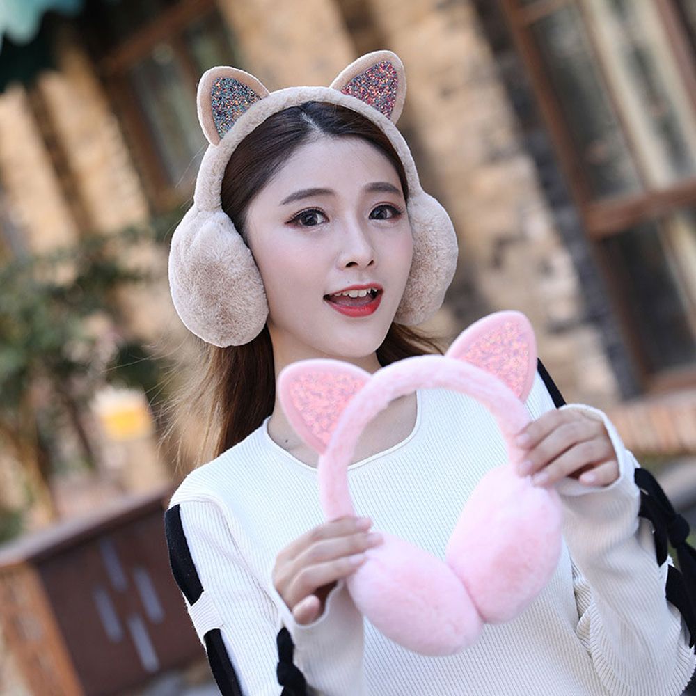 Đệm bịt tai vải nhung mềm mại chống gió lạnh dành cho trẻ em
