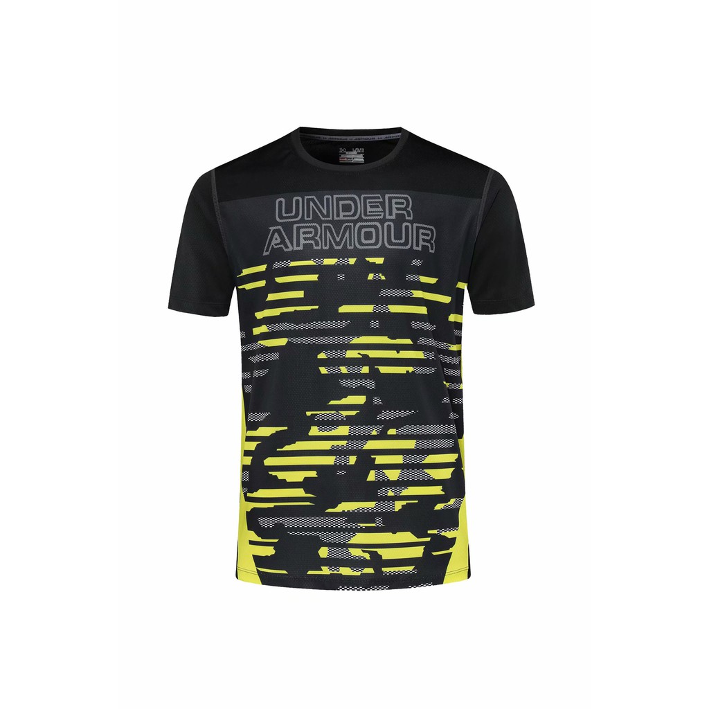 Under Armour In camo tay áo ngắn Áo sơ mi ngắn tay nam Thể dục tay áo ngắn Tay áo ngắn