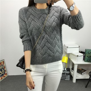 Áo Len Nữ Form Rộng Phong Cách Hàn Quốc