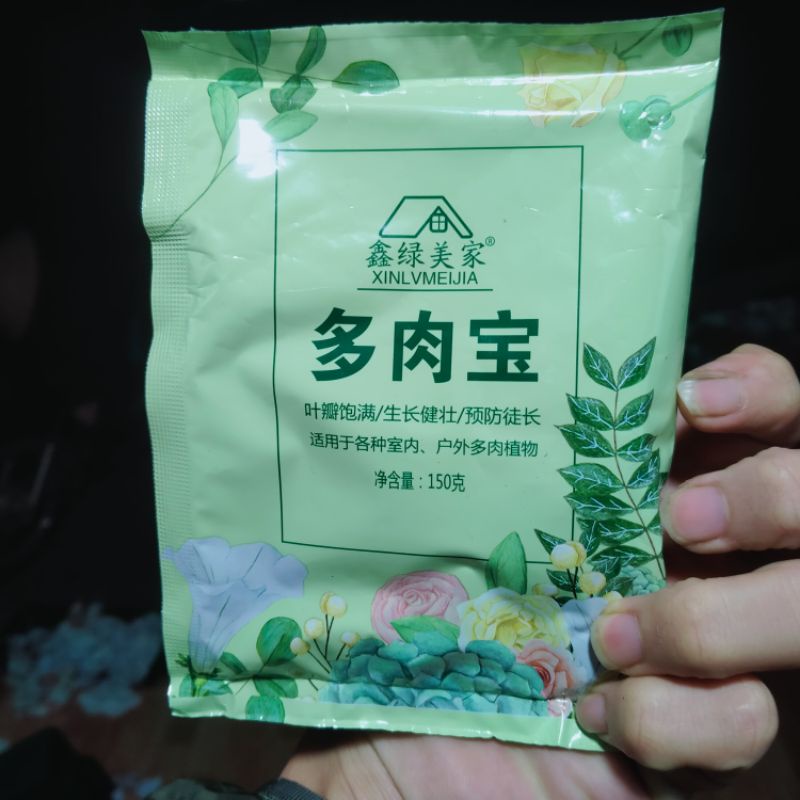 Sale 50%  Phân bón sen đá ,xương rồng cây mọng nước ú mập.