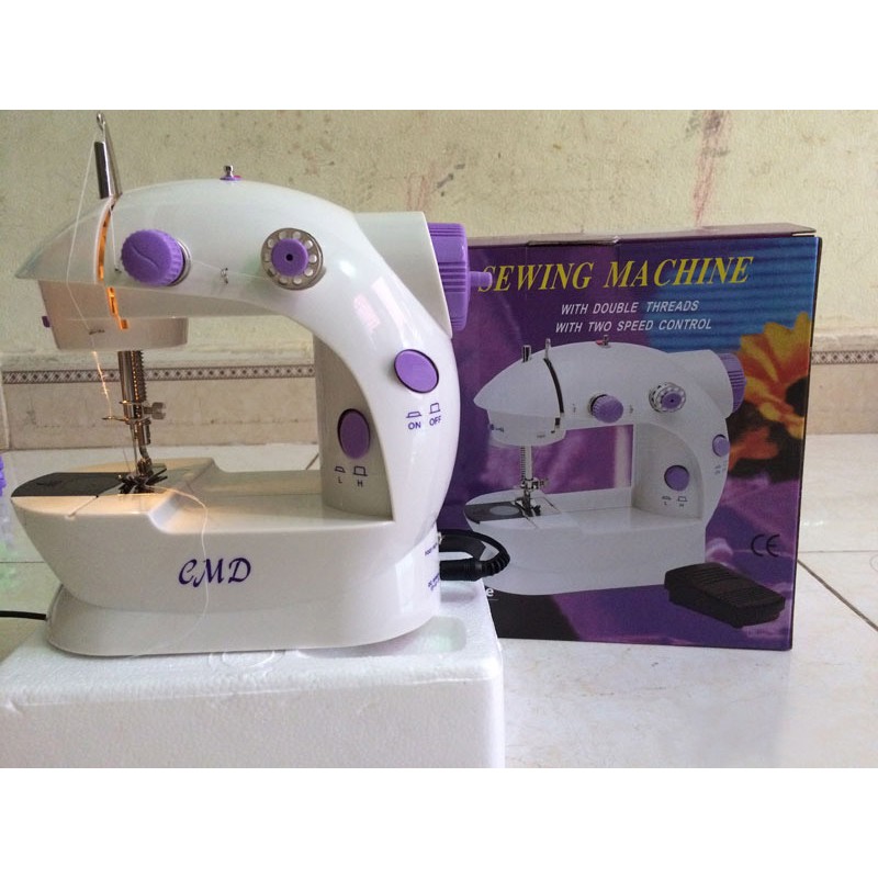 Máy May Mini Để Bàn Gia Đình - Máy Khâu Cầm Tay Mini Gia Đình Siêu Tiện Lợi