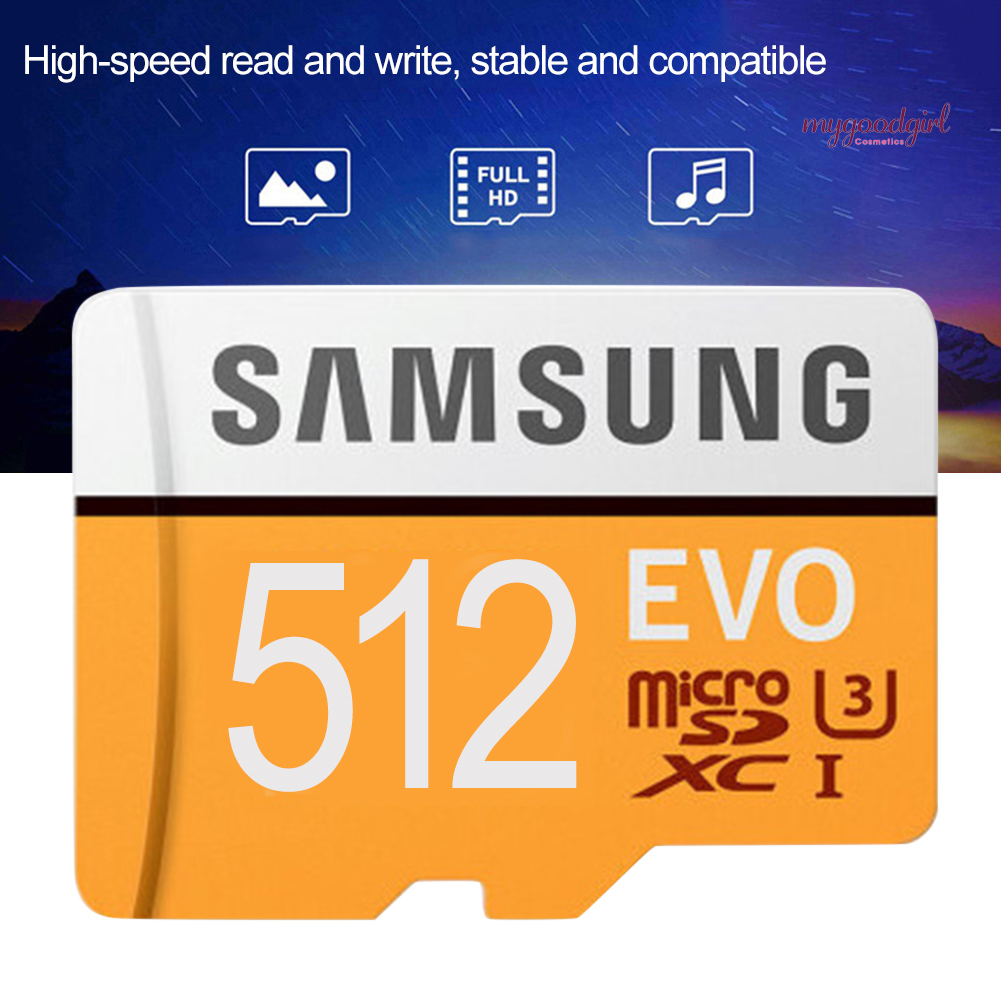 Thẻ Nhớ Micro Kỹ Thuật Số Cho Điện Thoại Samsung Evo 1t 512gb Tf | BigBuy360 - bigbuy360.vn