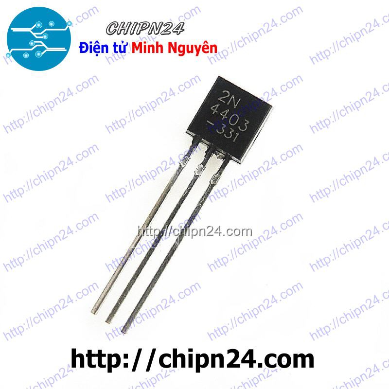 [10 CON] Transistor 2N4403 TO-92 PNP 0.6A 40V (N4403 4403)
