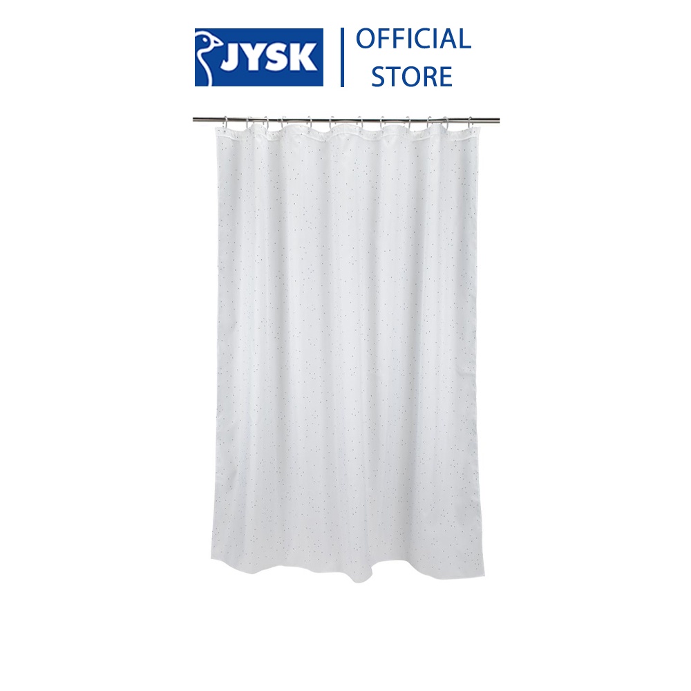 Rèm phòng tắm | JYSK Hagby | Polyester | trắng | R150xD200cm