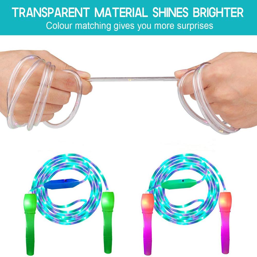 Dây Nhảy Gắn Đèn Led Màu Sắc Ngẫu Nhiên Cho Bé