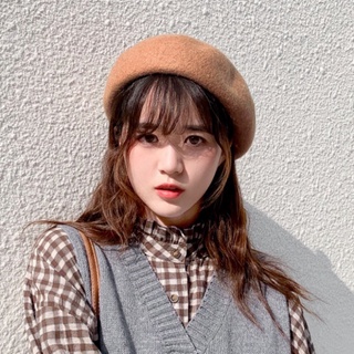 Mũ Nồi Retro Trơn Nón Beret Dạ Thời Trang Form Unisex Nam Nữ N05