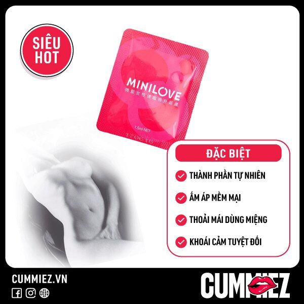 COMBO 3 GÓI GEL KÍCH THÍCH NỮ MINI LOVE