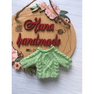 Áo len vặn thừng cho búp bê
