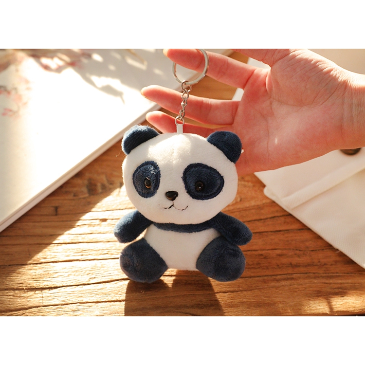 Móc Khóa Gấu Trúc Nhồi Bông Dễ Thương 10CM