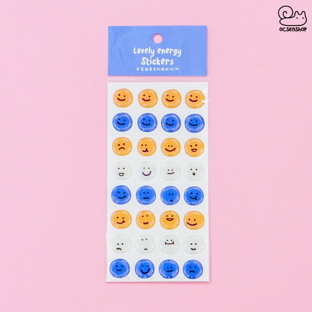 Sticker nổi Lovely energy (1 tấm)