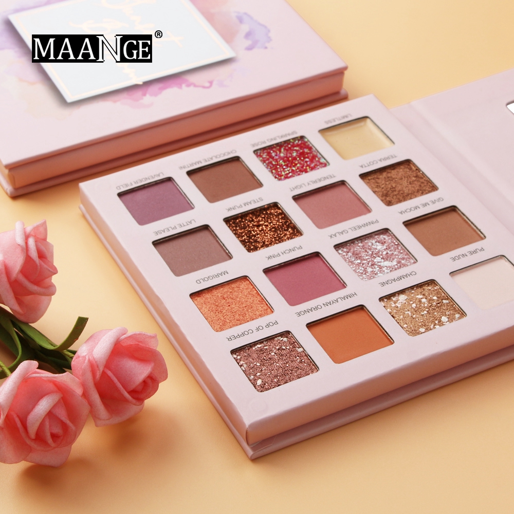 Bảng phấn mắt MAANGE 16 màu lì cho nữ 170g | BigBuy360 - bigbuy360.vn