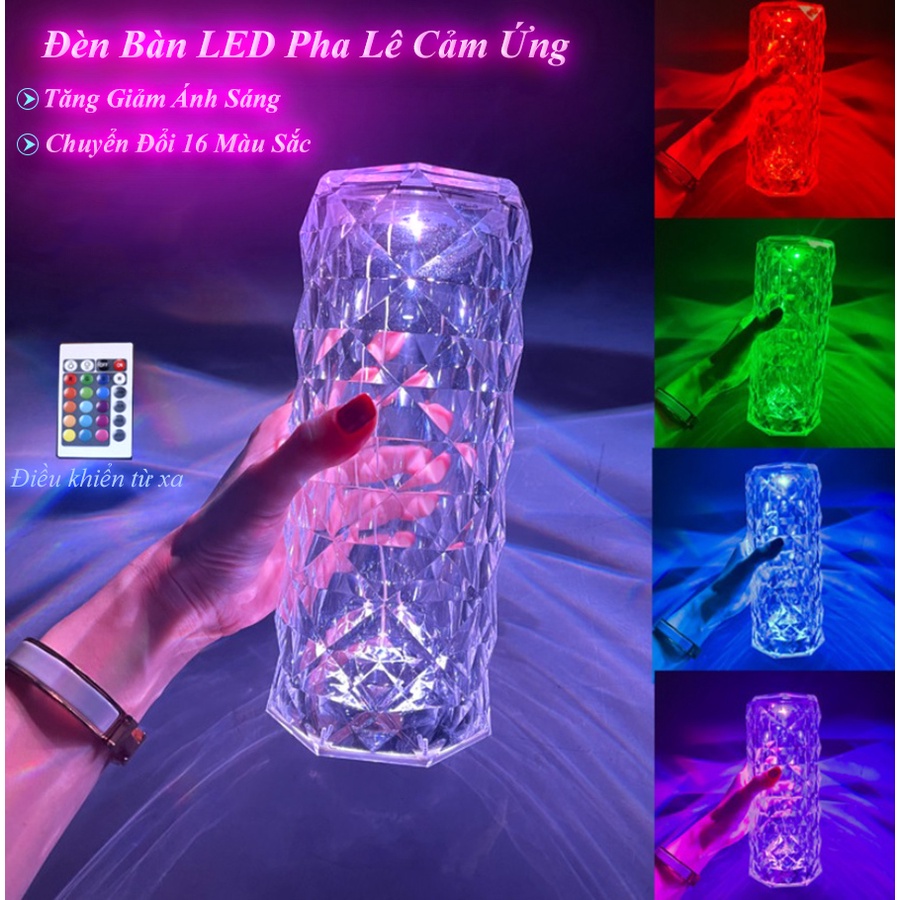 ĐÈN BÀN PHA LÊ CẢM ỨNG CỰC ĐẸP CƠ REMORE