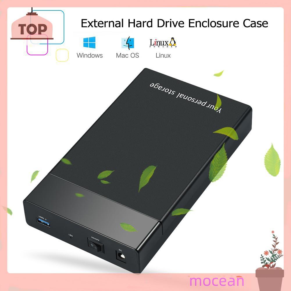 Hộp Đựng Ổ Cứng Ngoài Usb 3.0 Đến 3.5 Inch Sata Iii 5gbps Ốp | BigBuy360 - bigbuy360.vn