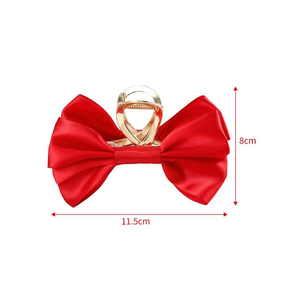 EUTUS Hair Claw Clip Banquet Gift Elegant Strongly Fixed Headwear Female Bow Side Clip