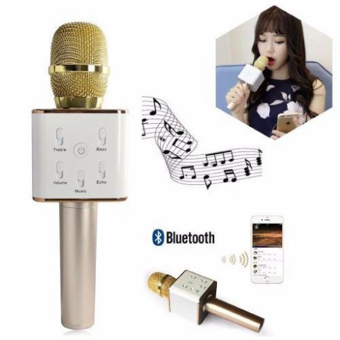 Micro Bluetooth Karaoke Q7 / Q7U Bluetooth loại 1