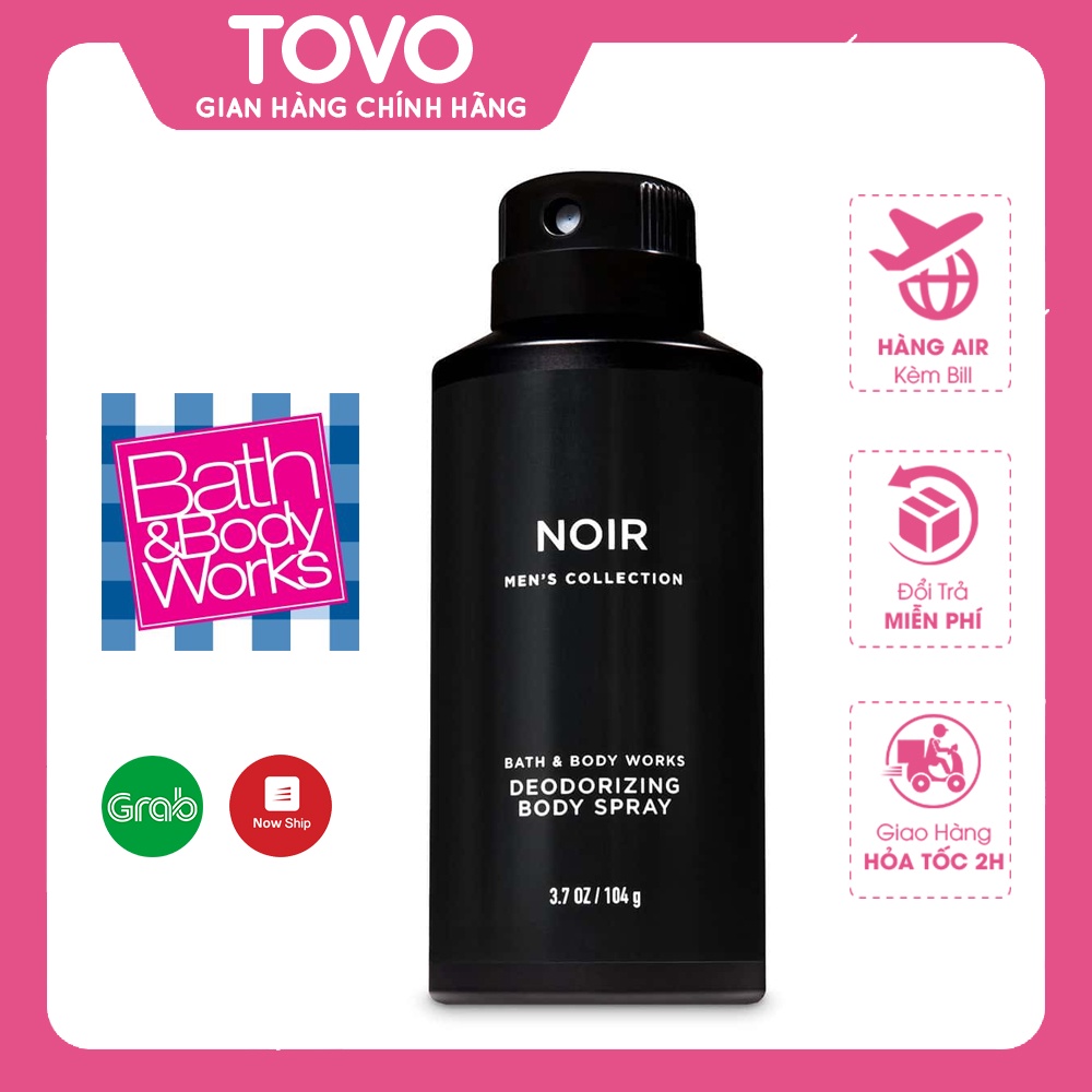 Xịt Thơm Toàn Thân Cho Nam Bath &amp; Body Works Body Spray Noir