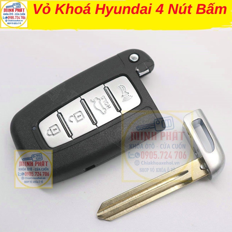 Vỏ Chìa Khóa xe Hyundai [Khoá thông minh]