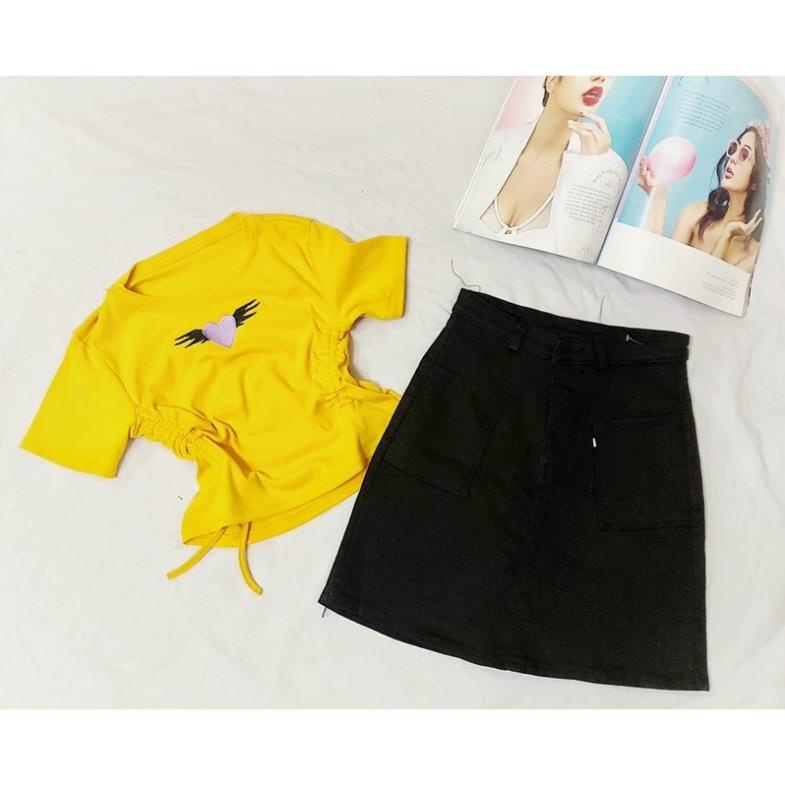 Chân váy lưng cao from chữ A [Hàng Đẹp] | BigBuy360 - bigbuy360.vn