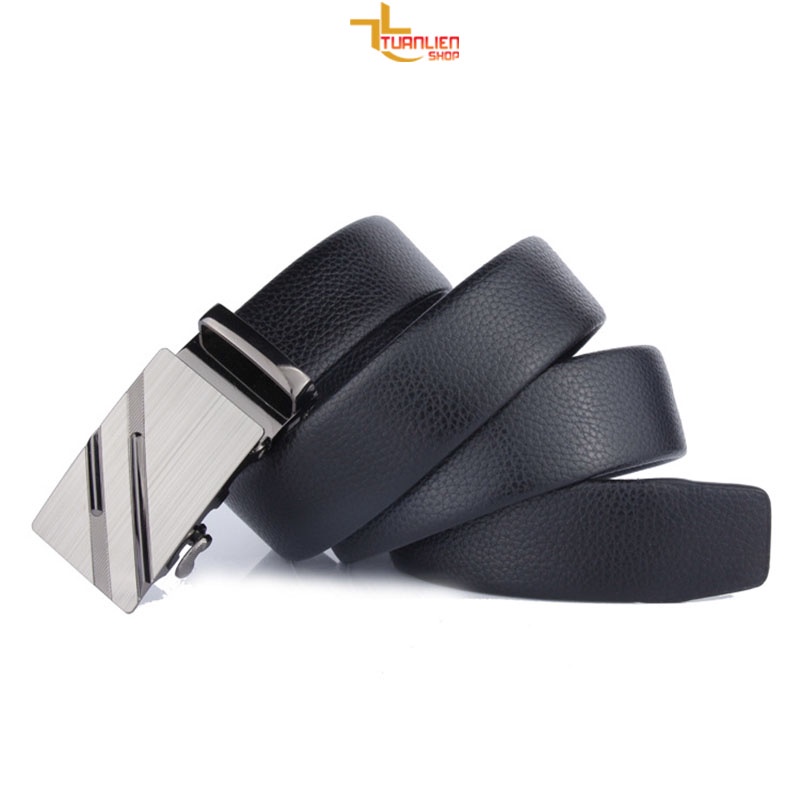Thắt Lưng Nam TL01 Dây Lưng Nam Da Bò Cao Cấp, Dây Nịt khóa tự động, kiểu dáng Hàn Quốc