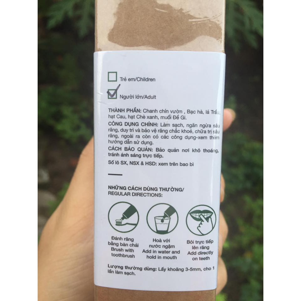 KEM ĐÁNH RĂNG TỰ NHIÊN