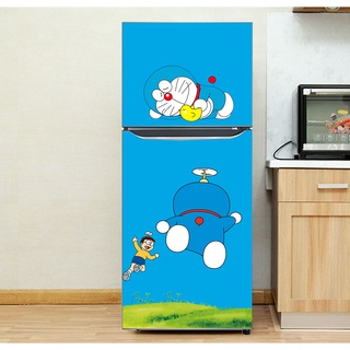 Decal dán Tủ Lạnh Doremon  chất liệu cao cấp