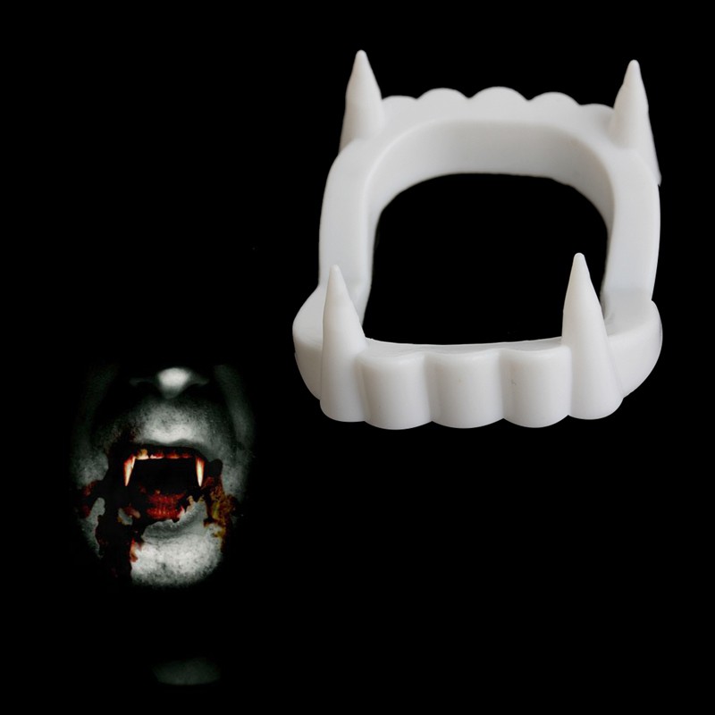 Răng nanh giả ma cà rồng hóa trang halloween chất lượng cao
