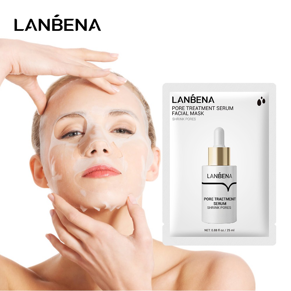 Mặt Nạ Serum Lanbena Kiềm Dầu Dưỡng Ẩm Xóa Mờ Nếp Nhăn