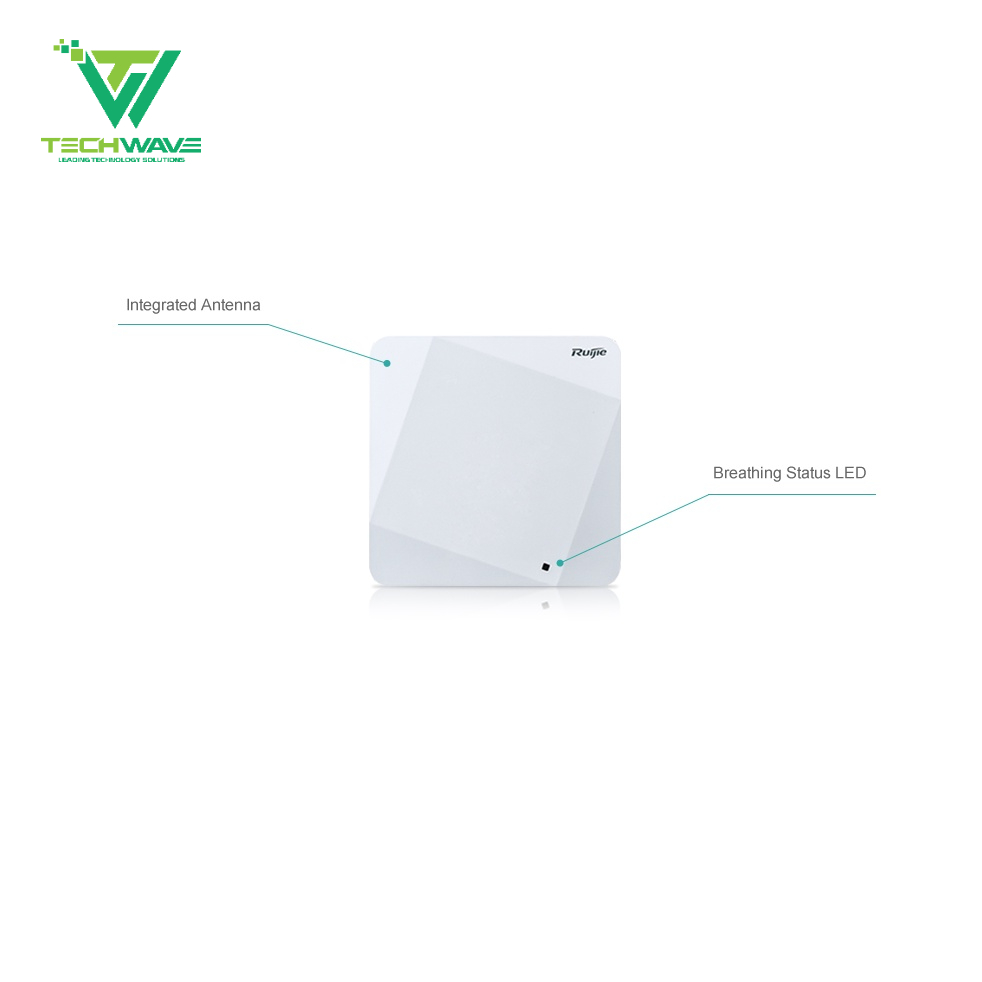 Thiết bị phát Wifi ốp trần hoặc gắn tường RUIJIE RG-AP720-L 2 băng tần tốc độ lên đến 1167Mbps