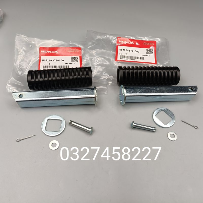 Full bộ cao su gác chân sau xe DREAM thái zin Honda nhật