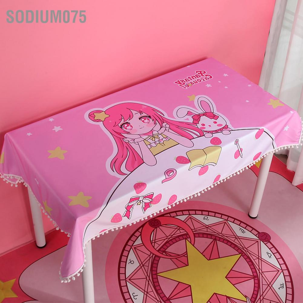Sodium075 Phim hoạt hình Khăn trải bàn đẹp dễ thương trang trí khăn cho nữ sinh