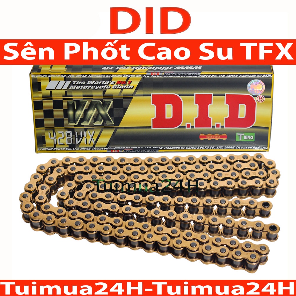 Sên phốt cao su DID T-Ring FJ (Khóa cài) G&G Gold - Cải Tiến Mới Của Huyền Thoại TFX