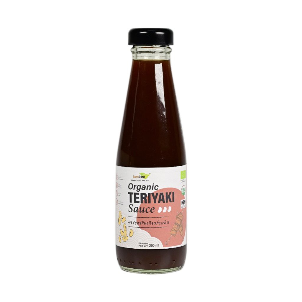 Sốt Teriyaki hữu cơ Lumlum 200ml Organic Teriyaki Sauces