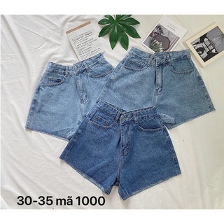 Short jean nữ trơn size đại S-35