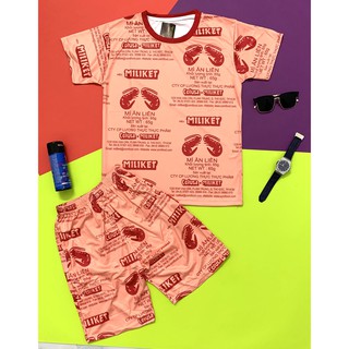 ✨[Rẻ Vô Địch] áo thun_ bộ hè nam mì tôm Miliket