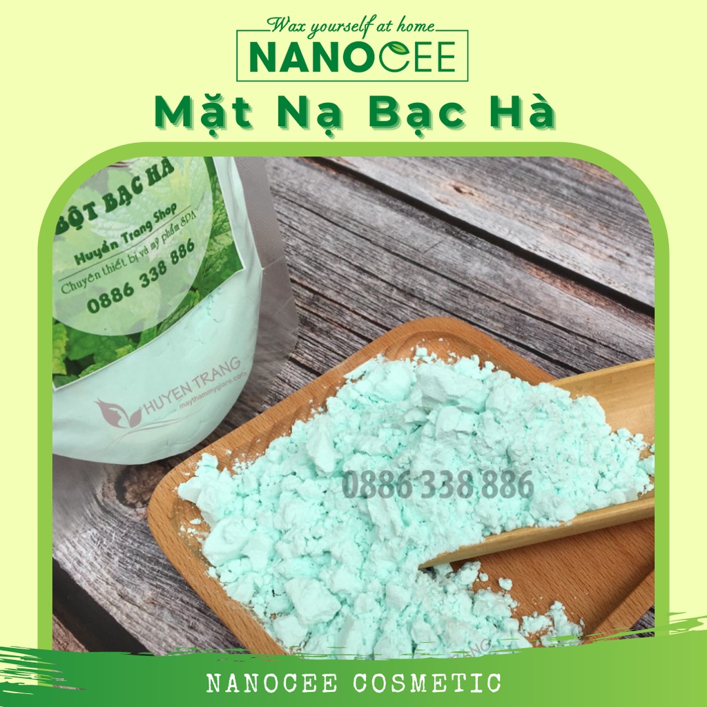 Mặt Nạ Bạc Hà Handmade - Giảm Mụn, Giảm Sưng & Trắng Da