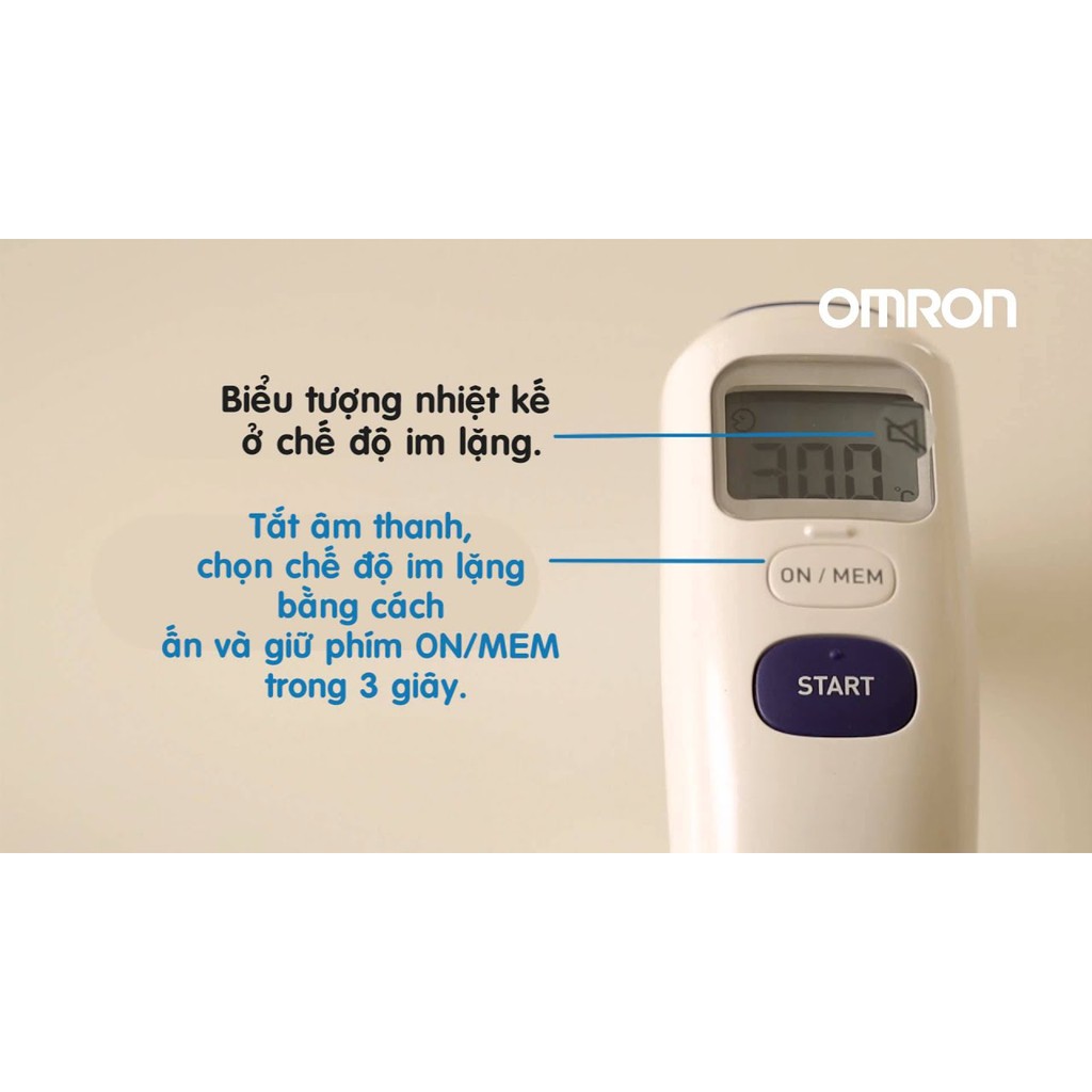 Nhiệt Kế Điện Tử Omron MC-720 (Đo Trán)