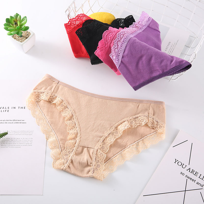 Quần lót cotton phối ren gợi cảm | BigBuy360 - bigbuy360.vn