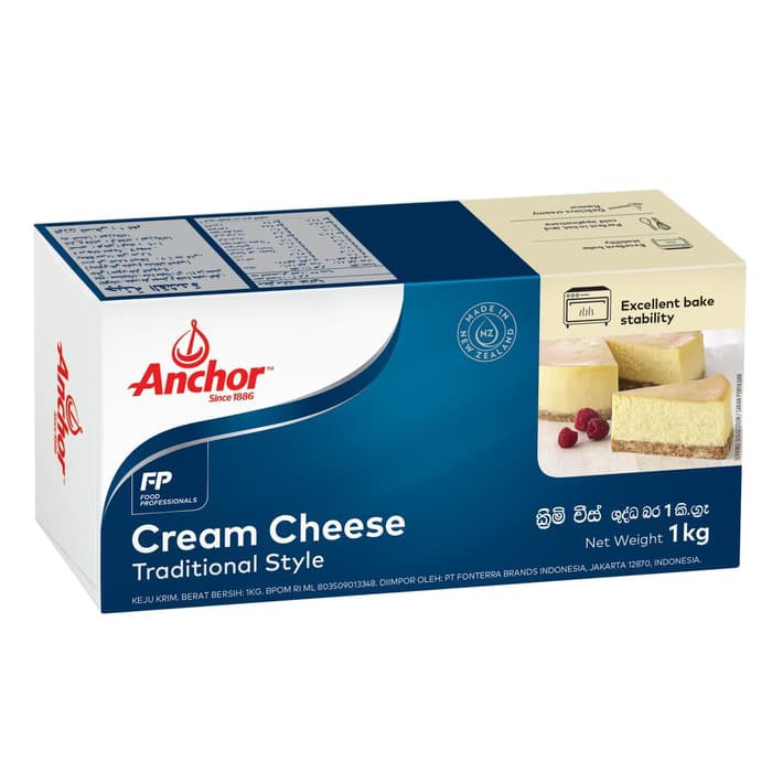 Freeship Phô mai kem Cream Cheese hiệu ANCHOR - 1kg